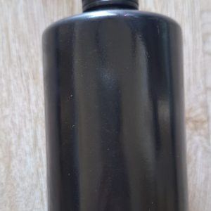Refillable Squeeze Water Bottle 500ml Black
