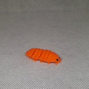 Orange Isopod Figurine